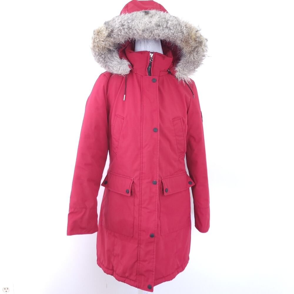 Andrew Marc Parka Anorak Women Size Small, Coat, Hooded Very Warm Jacket